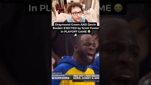 Draymond Green EJECTED 😭 #warriors #suns