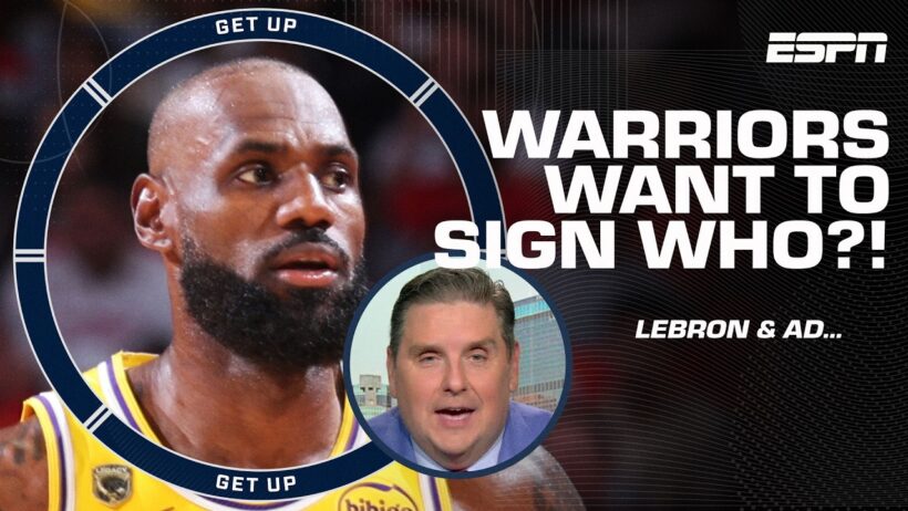 Why would the Warriors want Anthony Davis AND LeBron James? 🤨 | Get Up