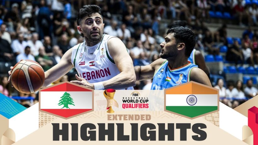 Lebanon 🇱🇧 v India 🇮🇳 | Extended Highlights | FIBA Basketball World Cup 2027 Asian Qualifiers