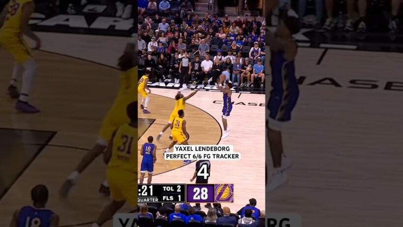 Yaxel Lendeborg was perfect from the field in his NBA summer league debut