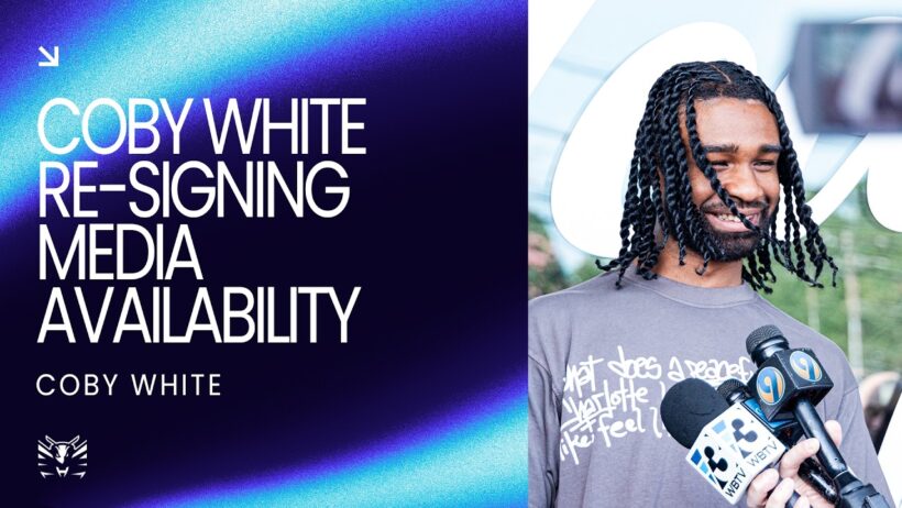 Coby White Re-signing Media Availability