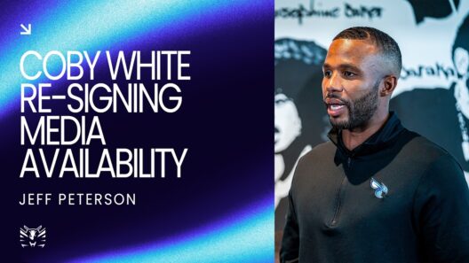 Jeff Peterson Media Availability on Coby White Re-signing