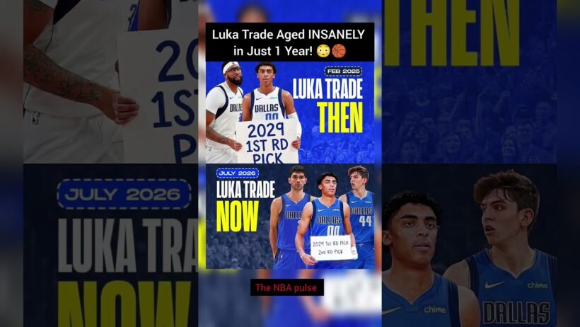Luka Trade Aged INSANELY in Just 1 Year! 😳🏀 #nba #basketball #nbashorts #shorts #nbahighlights #usa