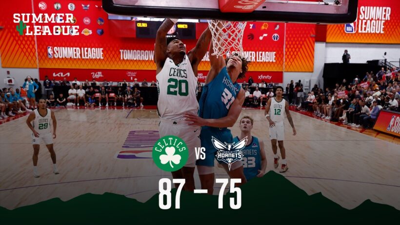 Dillon Mitchell leads Boston Celtics to 87-75 win vs. Charlotte Hornets | Extended Highlights