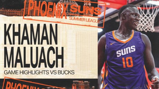 Khaman Maluach Notches Third Straight Double-Double of Summer League with 21 Points and 10 Rebounds