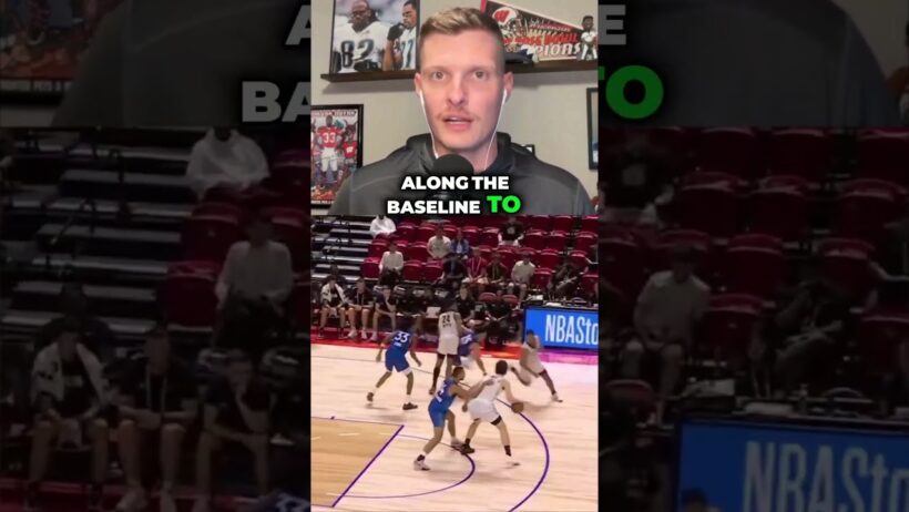 We see the VISION with Yang Hansen #nba #basketball #portlandtrailblazers #nbasummerleague