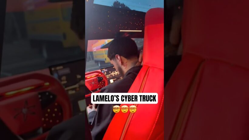 LaMelo’s Cyber Truck is INSANE 🤯😮