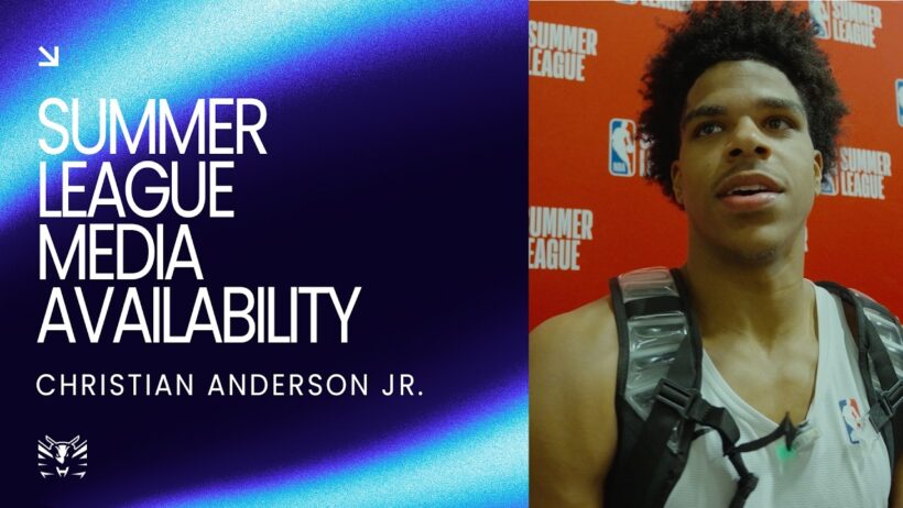 Hornets vs Kings: Christian Anderson Jr. Postgame Media Availability | 7/17/2026