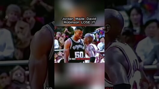 When Michael Jordan Broke David Robinson's Composure! #nba #basketball #shorts