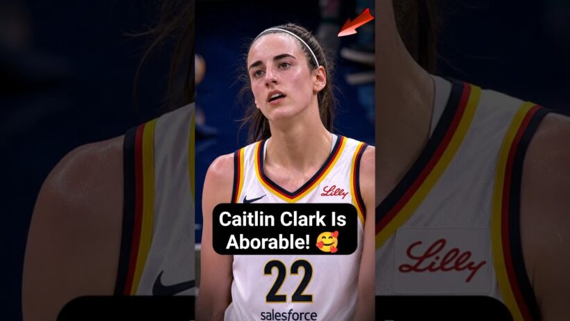 Caitlin Clark's CUTEST Moment Ever! 🥹 #caitlinclark #basketball