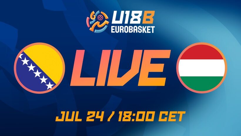 LIVE - Bosnia and Herzegovina v Hungary | FIBA U18 EuroBasket 2026 Division B | Group Phase