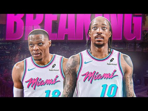 🚨MAJOR NEWS! Miami Targeting DeMar DeRozan , Russell Westbrook & Klay Thompson after losing LeBron