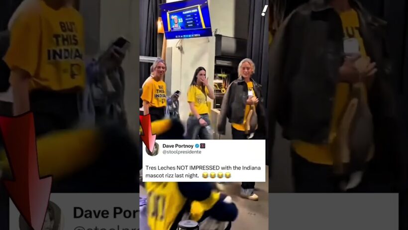 The Pacers Mascot Tried Everything.But Caitlin Clark, Sophie Cunningham&Lexie Hull Weren't Having It