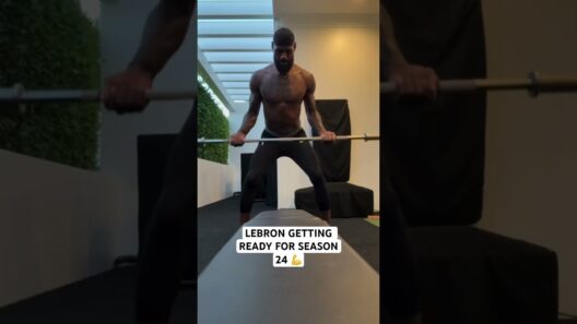 Newest 76er, LeBron James, putting in offseason work ahead of season 24! 👑 (via: @kingjames/IG)