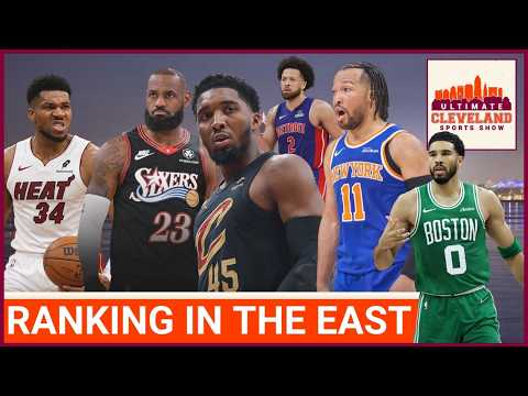 Where do the Cleveland Cavaliers rank in the Eastern Conference now with LeBron joining the 76ers?