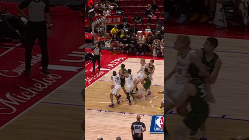 Cormac Ryan brought the heat to Summer League. 🔥🦌  #milwaukeebucks #nbasummerleague #wisconsinherd