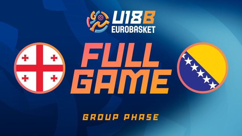 Group Phase | GEO v BIH | Full Basketball Game | FIBA U18 EuroBasket 2026 Division B