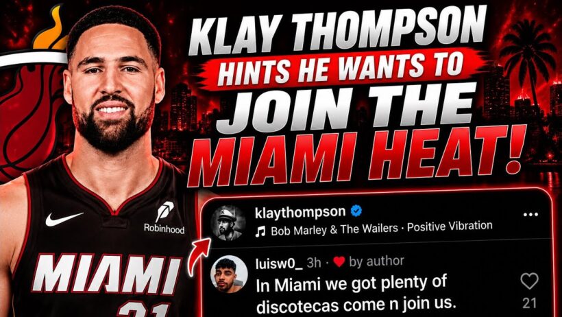 🚨MAJOR NEWS!!! Klay Thompson Hints He’s coming to the Miami Heat ? BAM ADEBAYO CALLS out LeBron