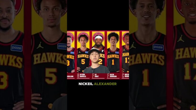 The Hawks are STACKED defensively! #nba #hawks #ludort #jalenjohnson #dysondaniels #atlantahawks