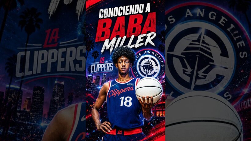 BABA MILLER SORPRENDE a CLIPPERS 🇪🇸 | Bad Bunny, LeBron y el JAMÓN... Así es el español #NBA #basket