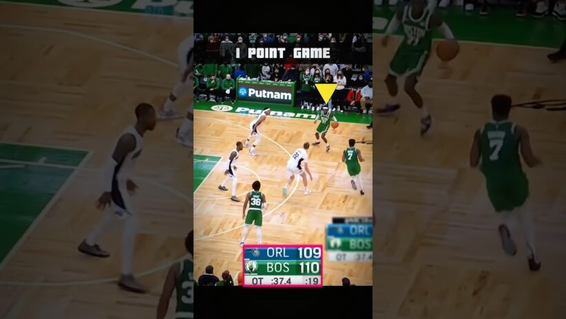 PART 1 - Close Final 38.5 in Boston 😏 Magic at Celtics #nba #shorts
