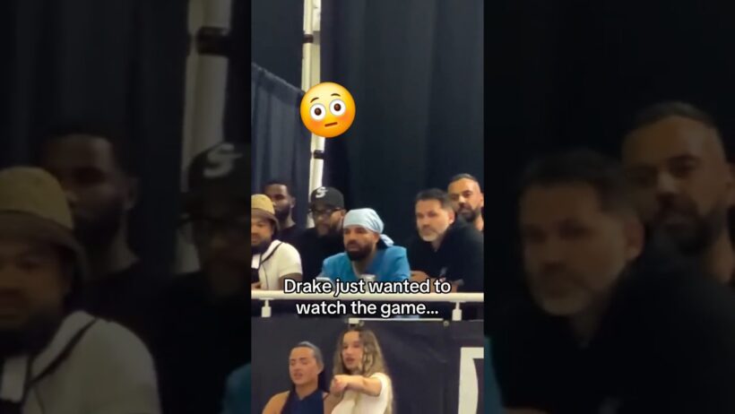 BASKETBALL FIGHT AND DRAKE IN ATTENDANCE 😱