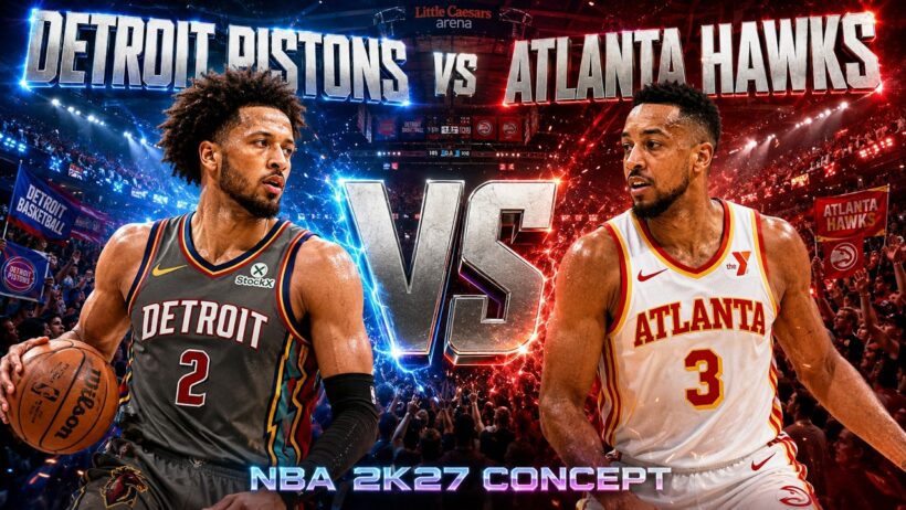 🔥NBA2K27🔥PISTONS vs HAWKS – 🏀Realistic Concept Mod🏀