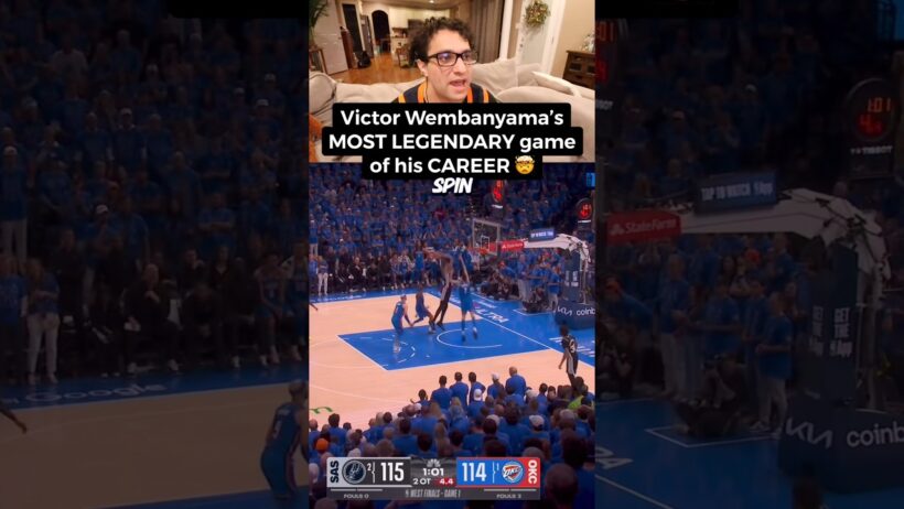 Victor Wembanyama BEST game of ALL TIME 🤯 #spurs #okcthunder