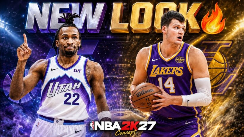 🔥WALKER KESSLER FACES HIS FORMER TEAM! Lakers vs Jazz🏀NBA  2K27 Concept🏀