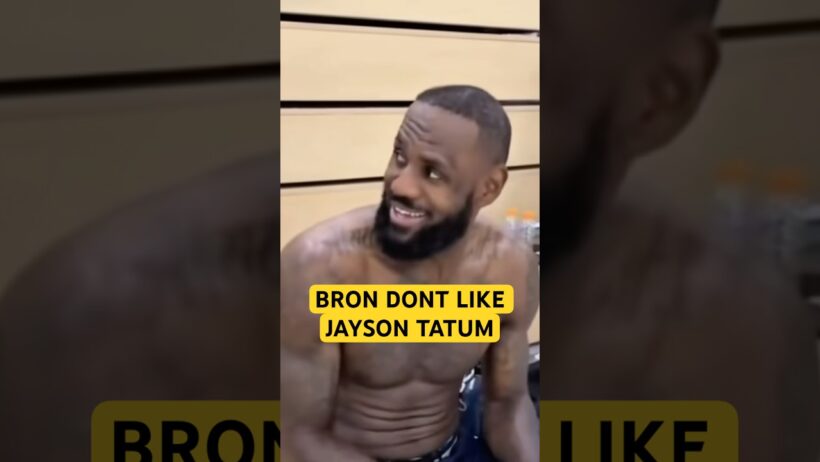 Lebron brushed off Tatum… got dunked on #nba #lebron #tatum #basketball #celtics #boston #76ers