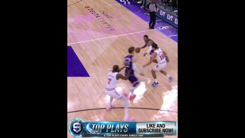 NBA Top Plays (pt 318): Keionte Scott POSTER Dunk vs Rockets #nba #jazz #highlights #topplays