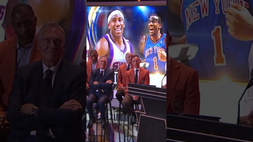 Amar’e reflects on being drafted to the Suns during his Hall of Fame speech #shorts | Phoenix Suns