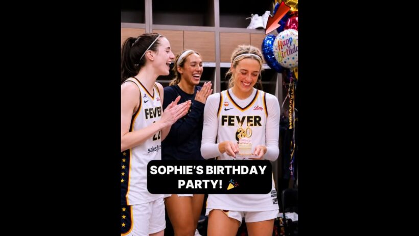 Sophie Cunningham’s BIRTHDAY Celebration Got WILD! 😂🎂 #caitlinclark #basketball #sophiecunningham
