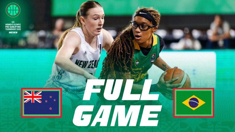 New Zealand v Brazil | Full Basketball Game | FIBA Women's Olympic Pre-qualifying Tournament 2026