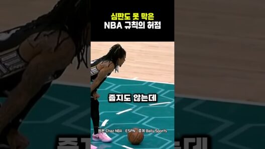 ์ฌํ๋ ๋ชป ๋ง์ NBA ๊ท์น์ ํ์ 