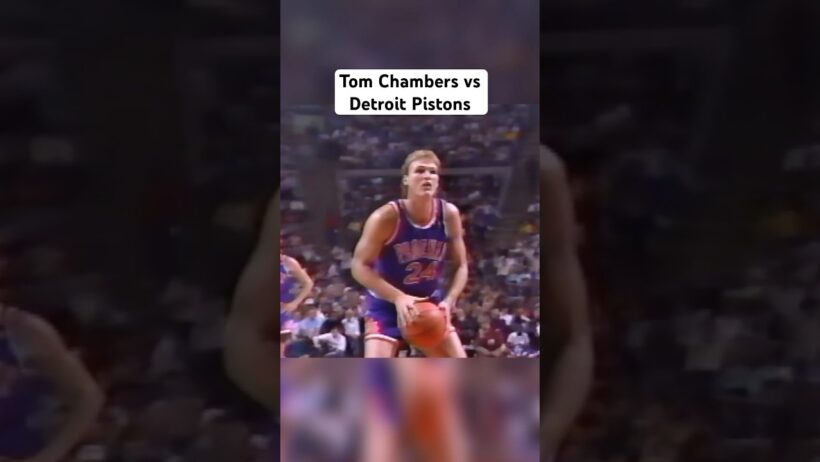Tom Chambers vs Detroit Pistons in 1990 🔥 #nba #basketball #sports #phoenix #phoenixsuns