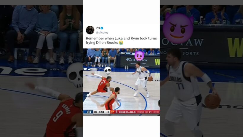 Dillon Brooks was fighting for his LIFE😭