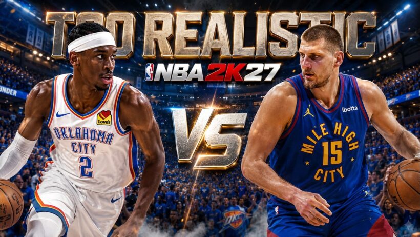 🔥JOKIĆ vs SGA WAS UNREAL! Nuggets vs Thunder🏀NBA 2K27 Full Game🏀