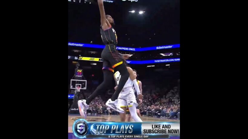 NBA Top Plays (pt 350): Kevin Durant Crossover & Dunk vs Jazz #nba #suns #highlights #topplays
