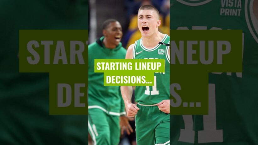 A BIG decision for the Celtics… #nba