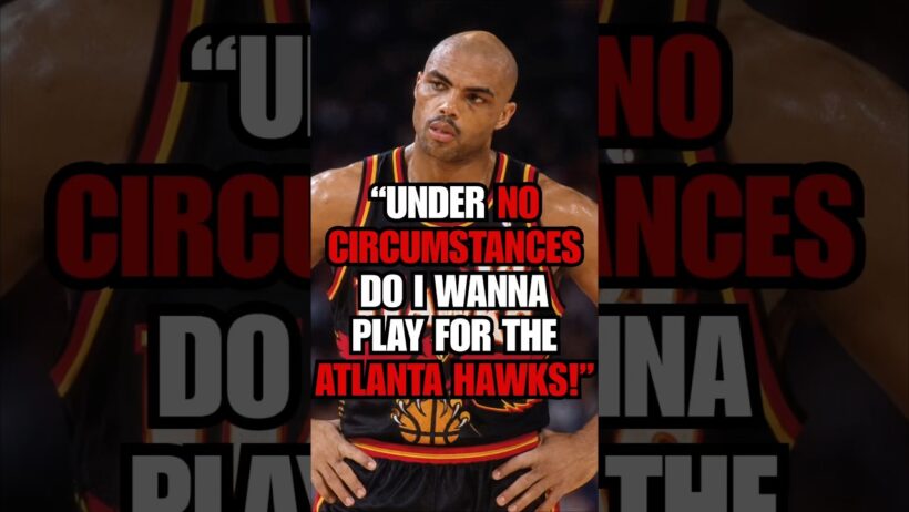 Charles Barkley TELLS A FUNNY STORY when Atlanta Hawks WANTED him in NBA Draft! 🏀 #shorts #nba
