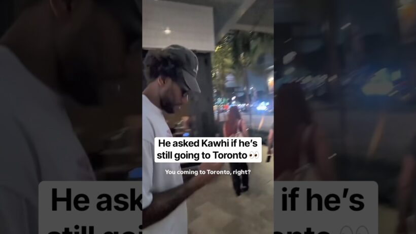 Kawhi still hopes to be a Raptor 💯