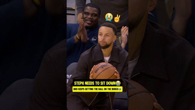 Steph just HAD TO troll Jokic😭✌️