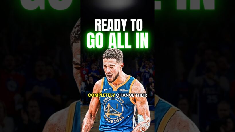 The Warriors are ready to go ALL IN to trade for Devin Booker 🚨 #shorts #nba #devinbooker #nbatrade