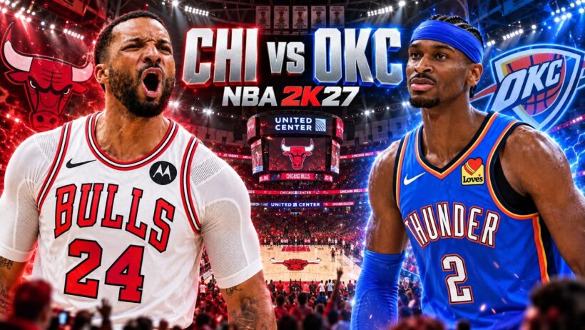 🔥Bulls vs Thunder Was TOO REAL! | NBA 2K27 CPU vs CPU Full Game🏀