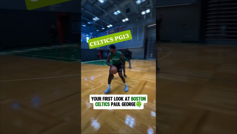Celtics Paul George is finally here👀🍀