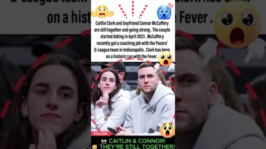 鉂わ笍 Caitlin Clark & Connor McCaffery Are STILL Going Strong! 馃憖馃弨 #shorts