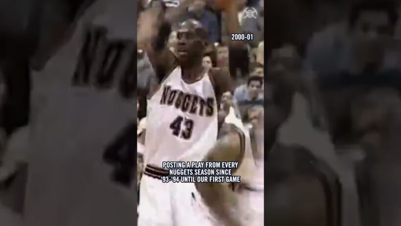 Raef LaFrentz lob for 26 days until Nuggets Basketball