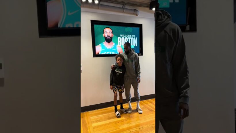 We get to see Mitchell Robinson and Mike Conley in Celtics green soon ⏳ #celtics #nba #shorts