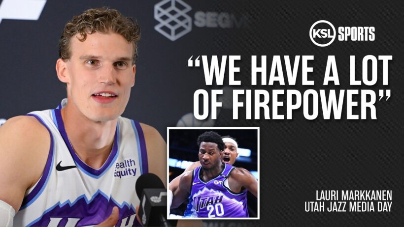 Lauri Markkanen on Year 5 in Utah, Team Adversity & the Jazz Finland Trip | Utah Jazz Media Day